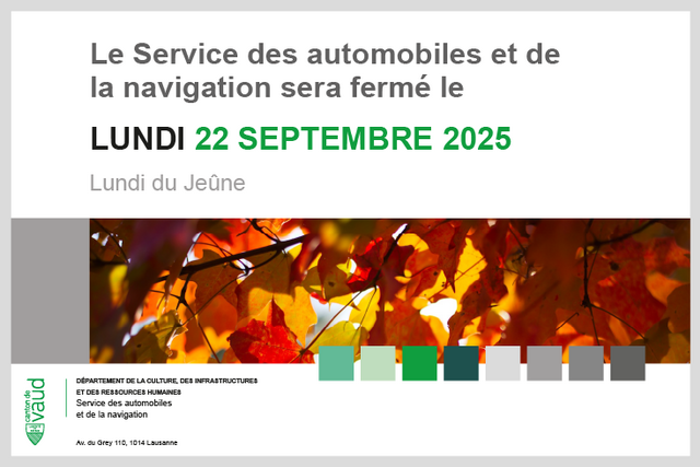 fermeture du SAN le lundi 22 septembre 2025