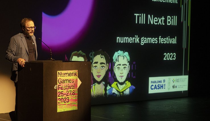 Présentation du Jeu au Numerik Games festival, ARC Sieber