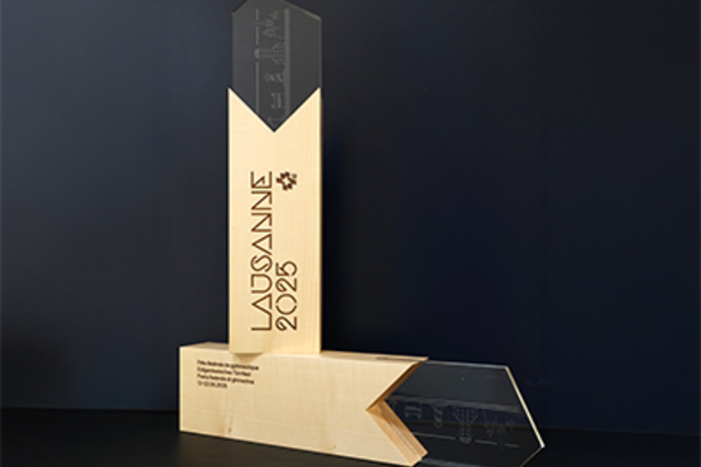 Photo du trophée de la Fête fédérale de gymnastique