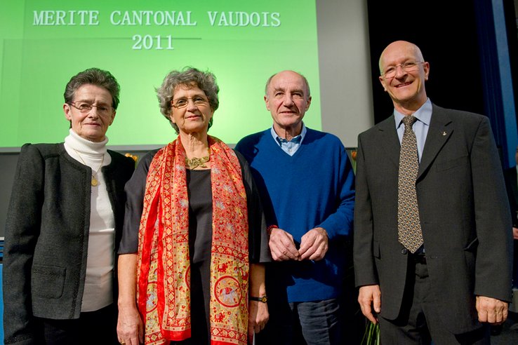 Les récipiendaires du Mérite cantonal vaudois 2011. Photo © ARC-Sieber