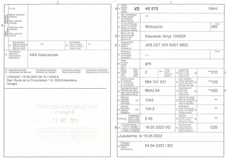 Permis de circulation