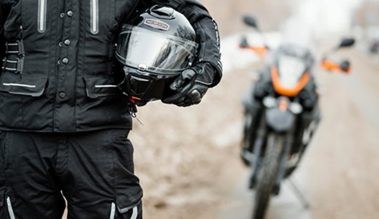 Illustration d'un équipement pour l'examen moto