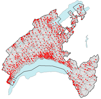 Cliquer sur l'image pour l'agrandir. Le réseau CHENyx06 dans le canton de Vaud