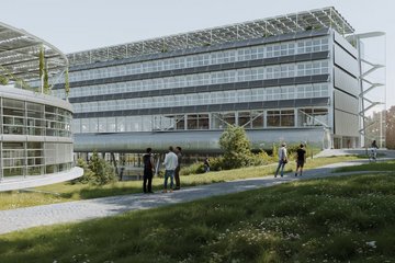 Nouveau bâtiment de la Haute école pédagogique à la Bourdonnette