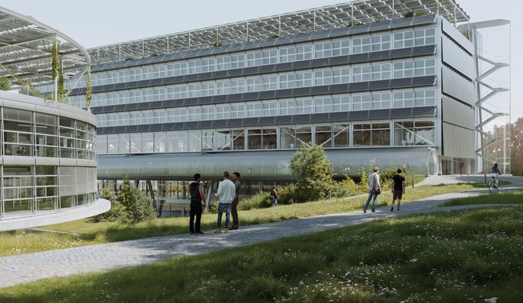 Nouveau bâtiment de la Haute école pédagogique à la Bourdonnette