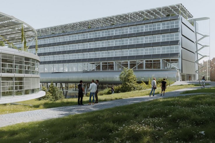 Nouveau bâtiment de la Haute école pédagogique à la Bourdonnette