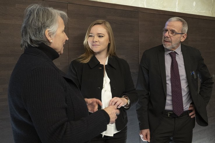 Photo de la conférence de presse fiscalité 2025