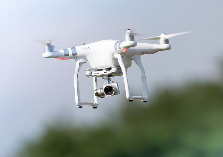 Drone en vol