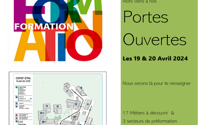 Affiche portes ouvertes cofop