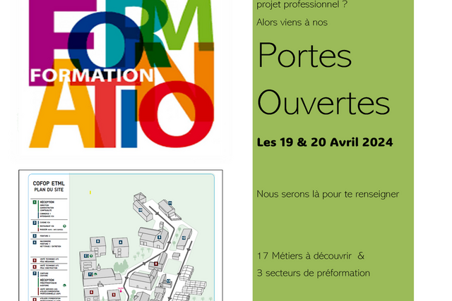 Affiche portes ouvertes cofop