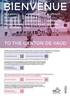 Flyer Bienvenue dans le canton de Vaud