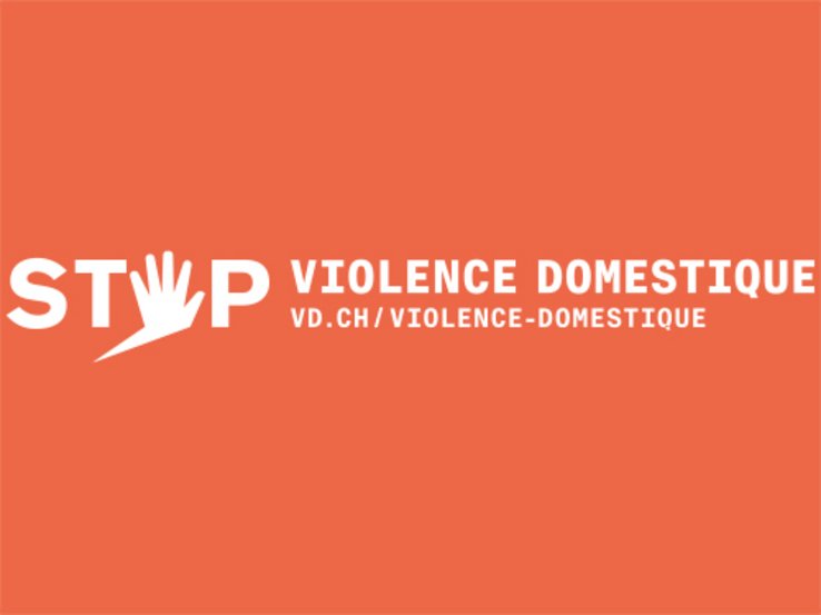 Logo stop violence domestique