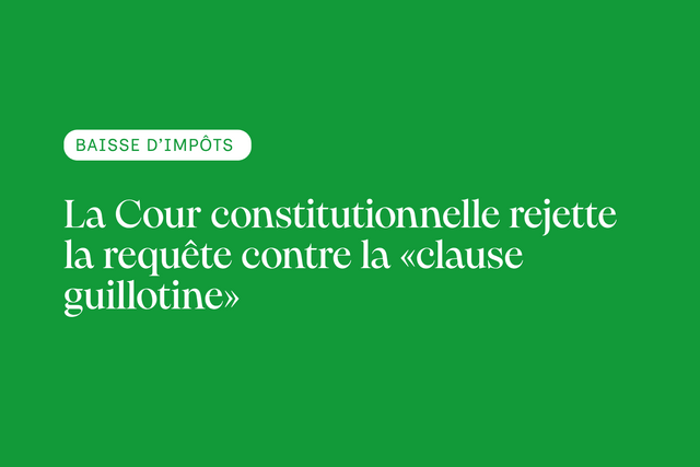 Baisse d'impôt