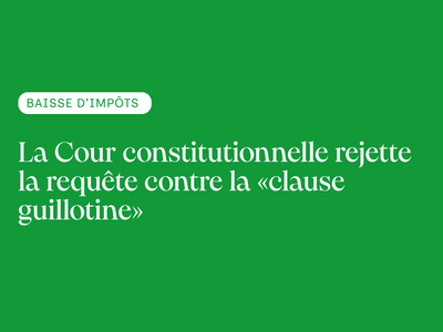 Baisse d'impôt