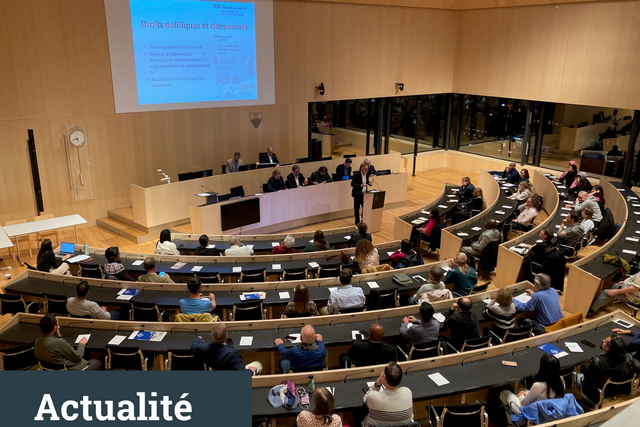 La salle du plénum du Grand Conseil vaudois lors des rendez-vous citoyens du BLI