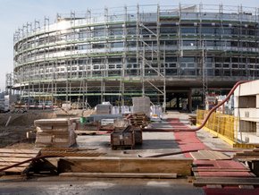 Photo du chantier du campus Santé, Décembre 2025, Crédits Christiane Nill