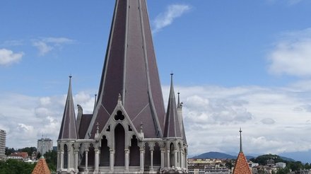 Cathédrale de Lausanne tour lanterne