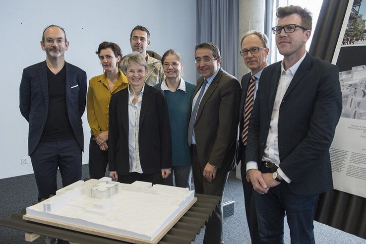 Image de synthèse: extérieur du bâtiment.