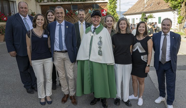 GRAND CONSEIL VAUD Réception du président