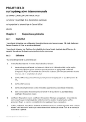 Avant-projets législatifs format PDF