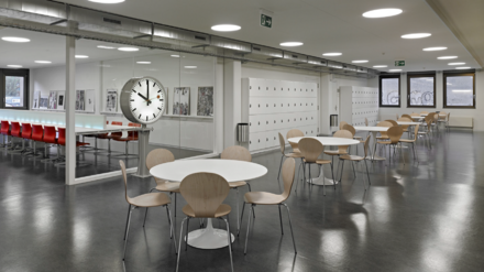 Intérieur Gymnase du Bugnon Lausanne Sévelin