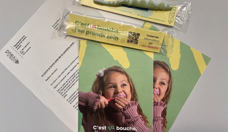 Photo du pack envoyé aux familles 
