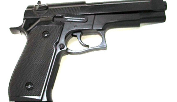 Photo d'un pistolet.
