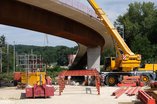 Août 2017 - Viaduc - Démontage du chariot de coffrage du tablier