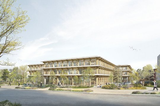 Gymnase d'Echallens, image de synthèse