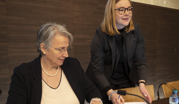 Conférence de presse : Valerie Dittli et Marinette Kellenberger 