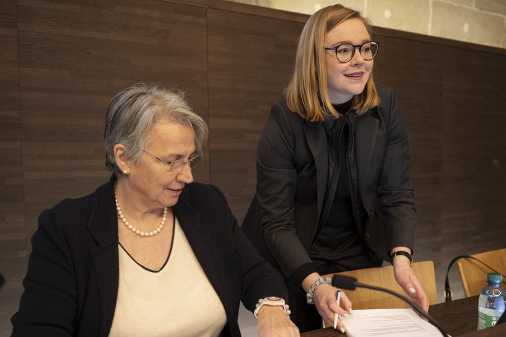 Conférence de presse : Valerie Dittli et Marinette Kellenberger 