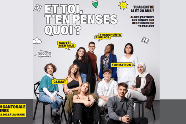 Image de promotion pour la session cantonale des jeunes