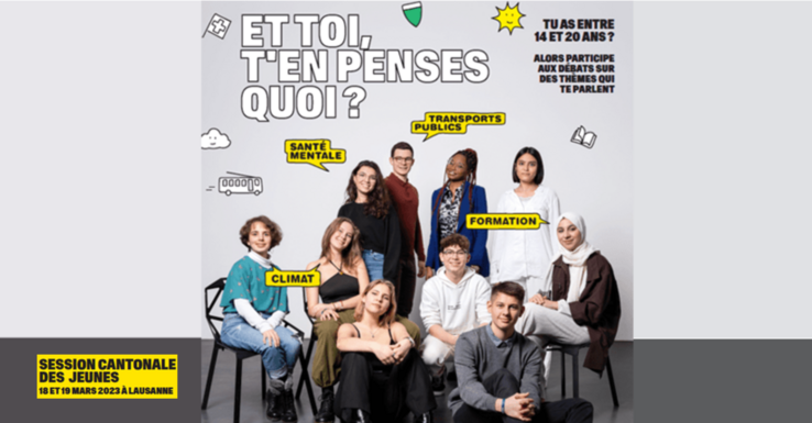 Image de promotion pour la session cantonale des jeunes