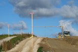 Octobre 2015 - Route Penthaz - Construction des remblais stabilisés