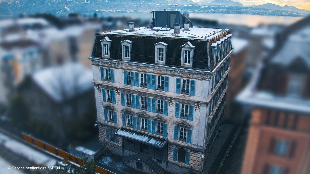 Etablissement du Simplon - vue aérienne