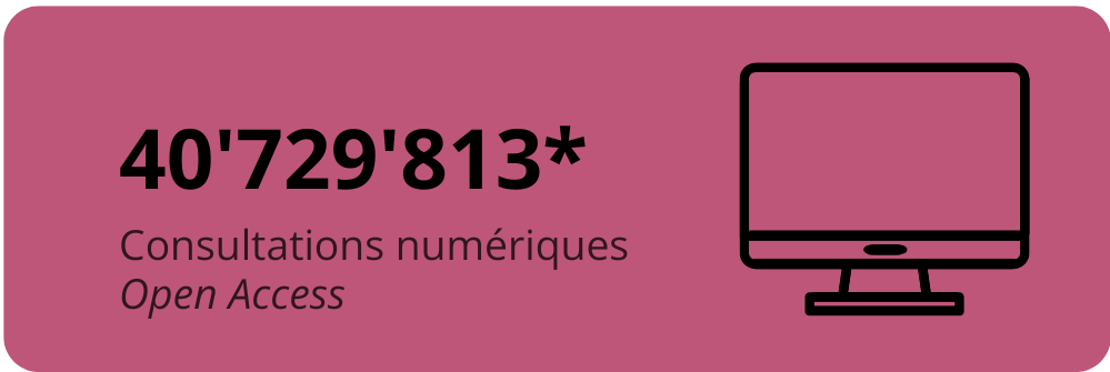40'729'813 Consultations numériques Open Access
