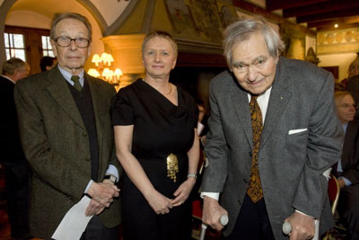 Photo des trois récipiendaires du Mérite cantonal vaudois 2010.