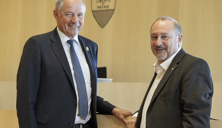 Président sortant et entrant