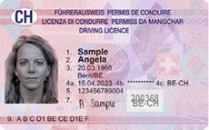 Specimen de permis de conduire