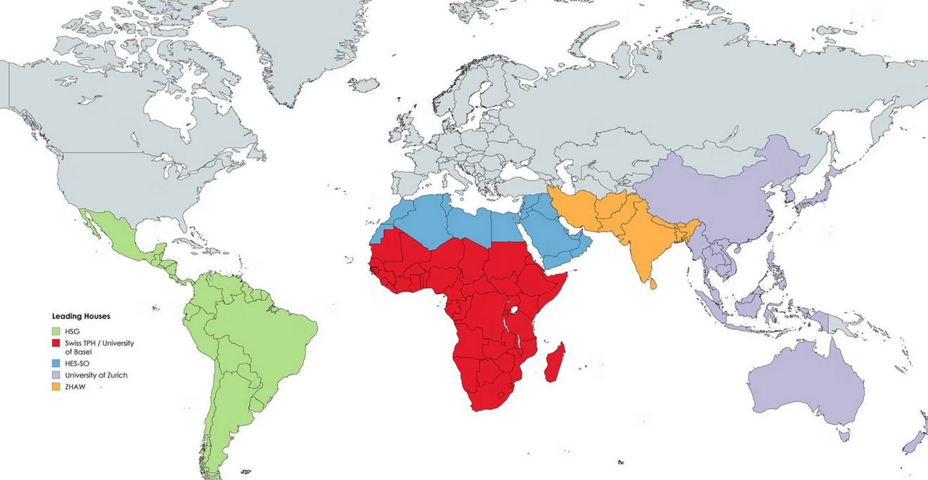 Leading Houses sur la carte du monde
