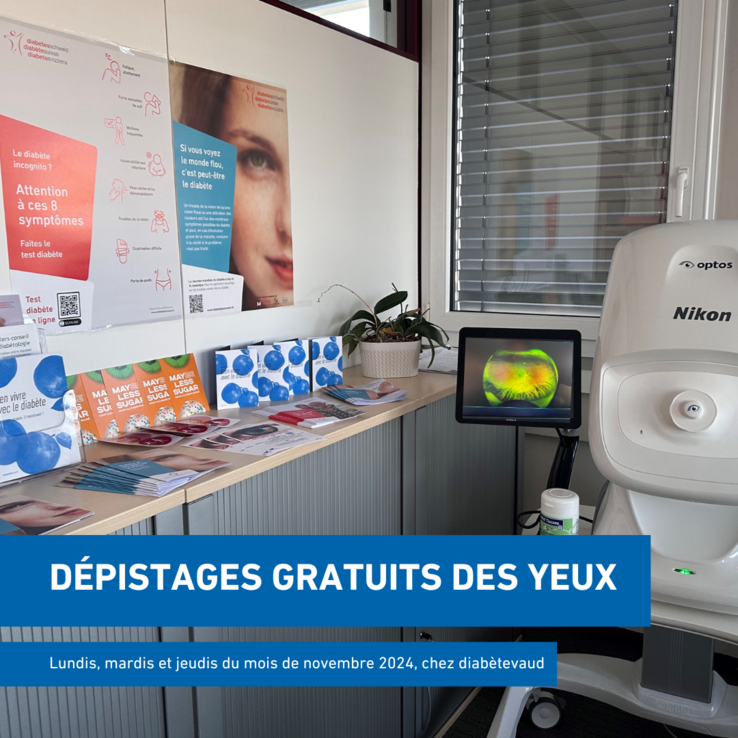 Journée mondiale du diabète : dépistage gratuit des yeux 