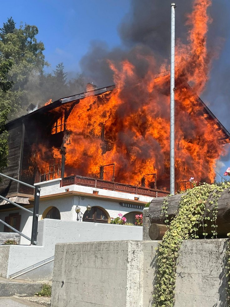 Incendie Leysin