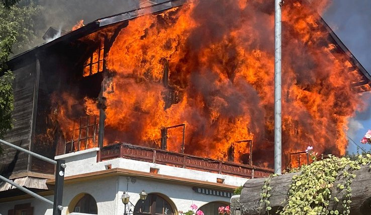 Incendie Leysin