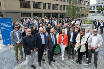 Le site de la Gottrause a été inauguré en présence de représentantes et représentants des autorités cantonales et communales. 