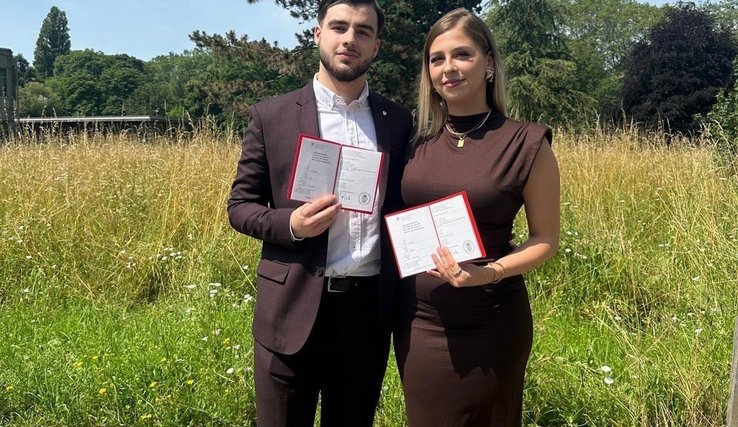 Fabio Fernandes et Audrey Noverraz
