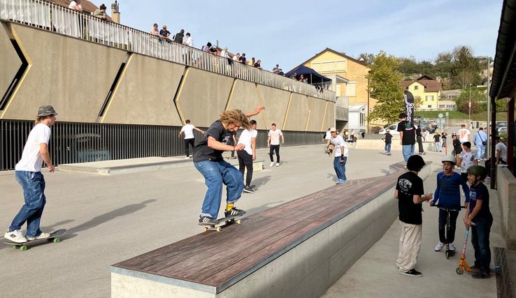 Skate urbain de La Sarraz