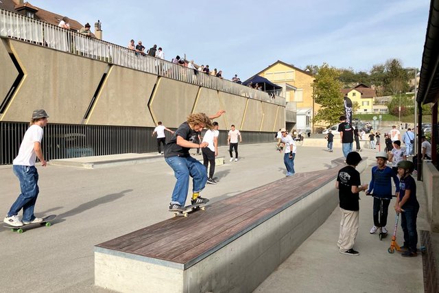 Skate urbain de La Sarraz