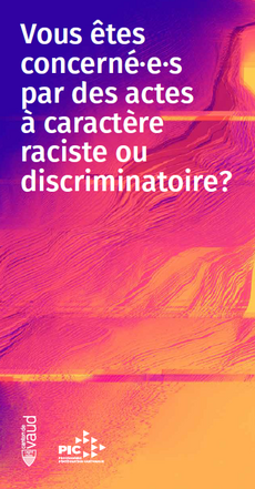 Flyer pour les consultations en cas de discrimination