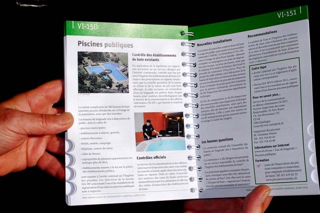 L'aide-mémoire des municipalités, ouvert à la page 150