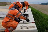 PI du Bois du Cimetière - Pose des tiges scellées pour les glissières